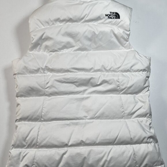 The North Face Nuptse Womens XS Vest 700 Down Fill Puffer White Winter Quilted - Picture 6 of 12